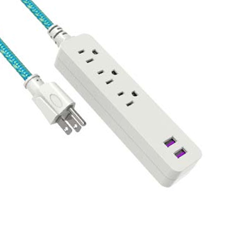 LA004A,LPU33+2U Indoor Extension Cords