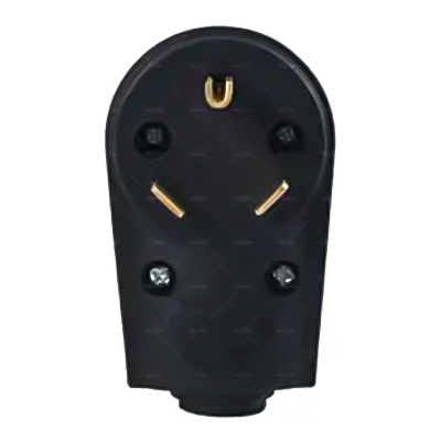 LA044C NEMA TT-30P 重型 125V 30 安培，带易于抓握的手柄，适用于房车露营车房车房车拖车房车替换公插头