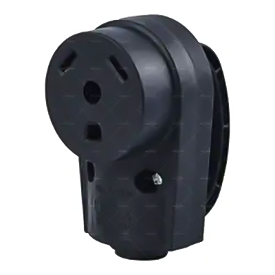 LA044C NEMA TT-30R 重型 125V 30 安培，带人体工程学手柄，适用于露营车房车房车替换母插座插头