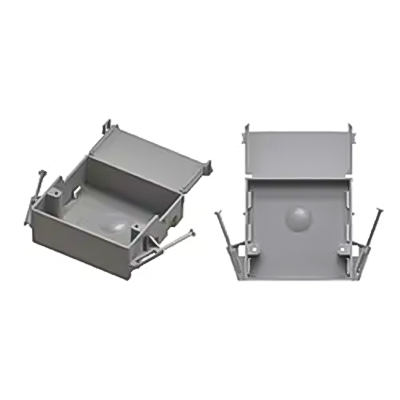 P047 美国 18 铜合金单组新工作浅盒带系留钉 1.75 英寸深 x 5.5 英寸宽 x 6 英寸长